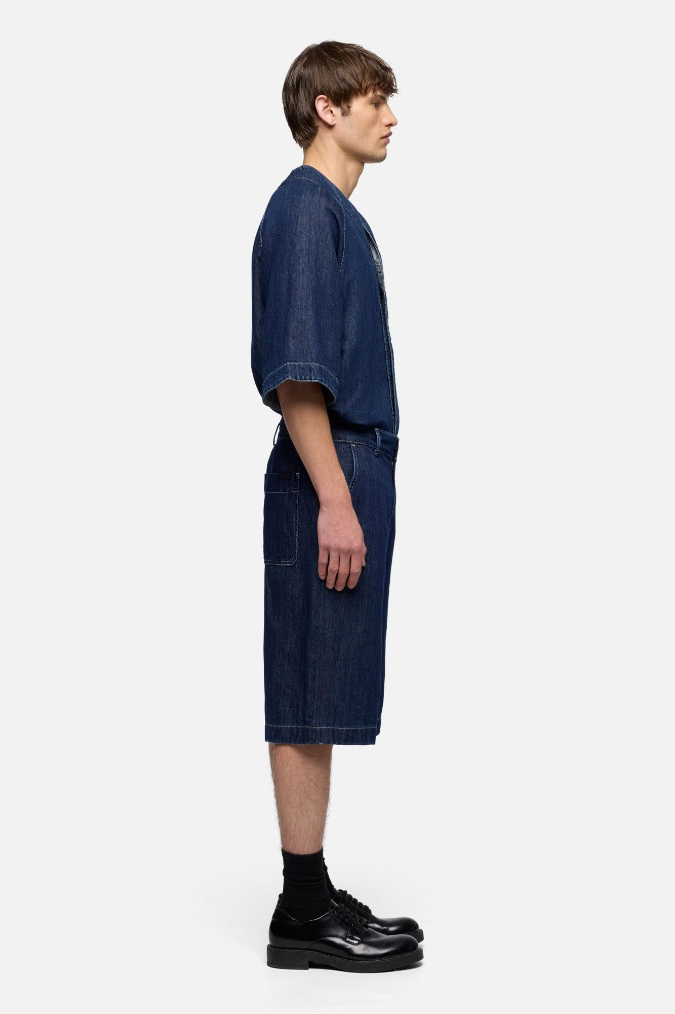 WIDE LEG CHINO SHORTS