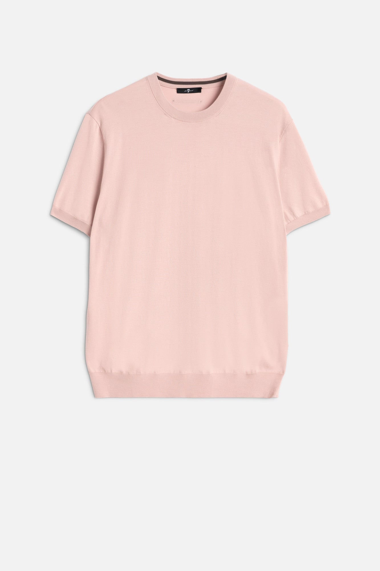 ROUND NECK S/S TEE COTTON ROSE