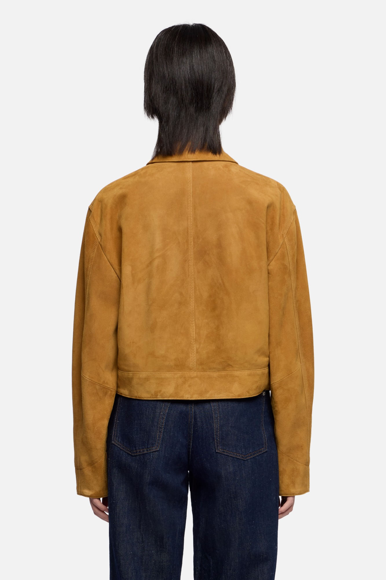 UTILITY JACKET SUEDE CARAMEL