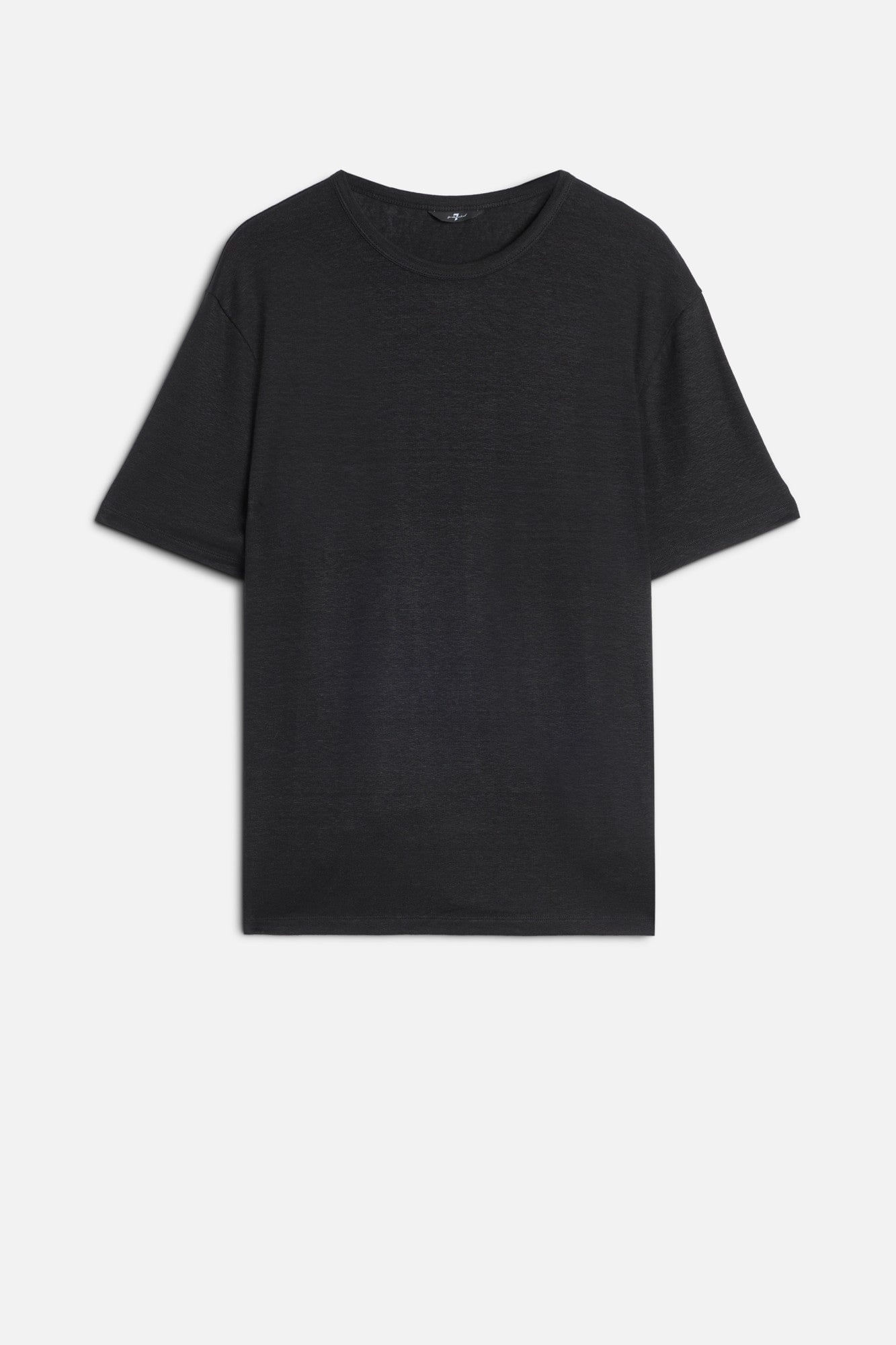 T-SHIRT LINEN BLACK