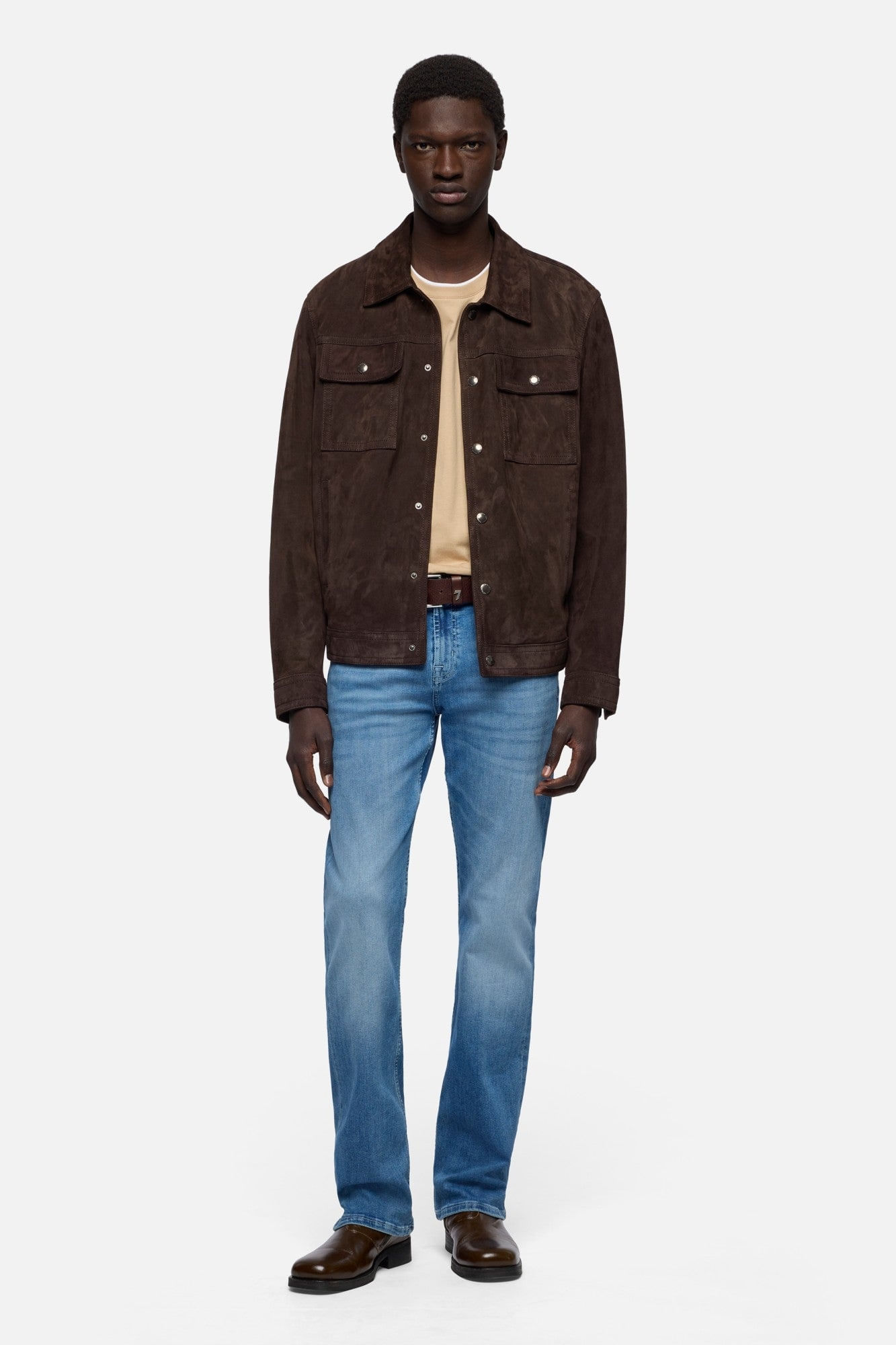 DOUBLE TEE COTTON TAN