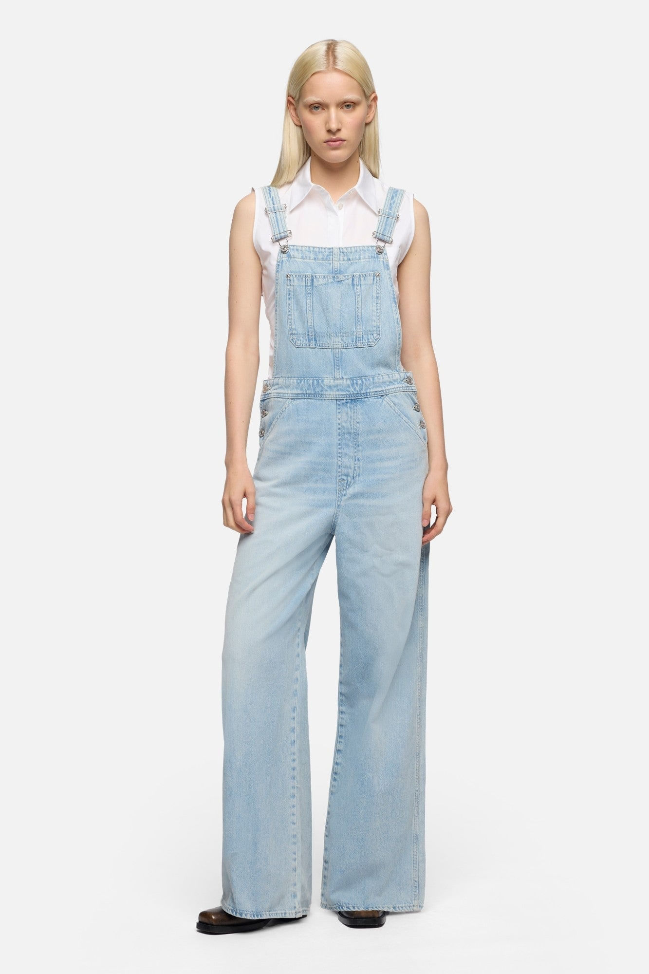DUNGARESS WIDE LEG SUNLOVER