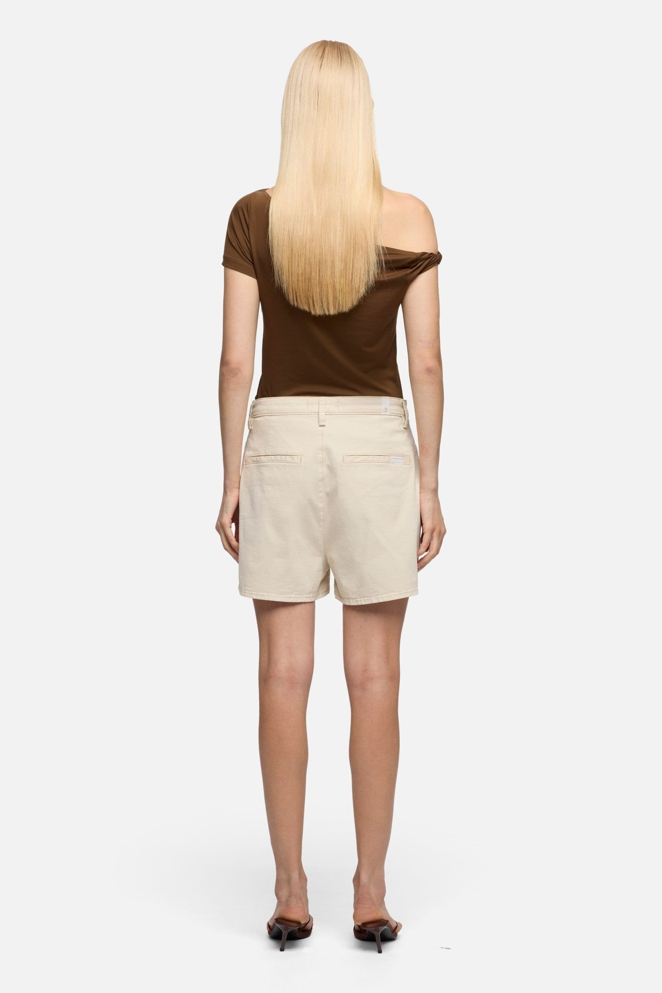TROUSER SHORTS COLOR COMFORT TWILL CLAY