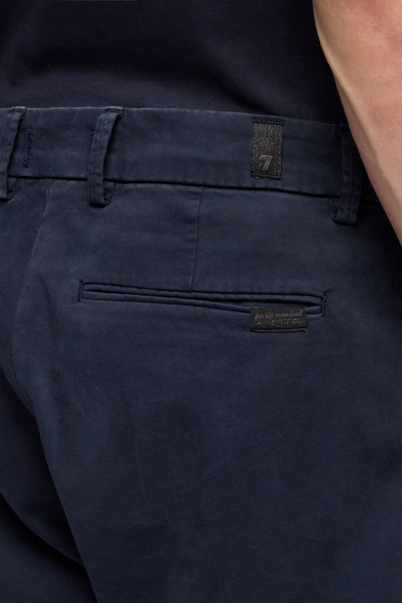 CHINO SHORTS COMFORT SATEEN OCEAN