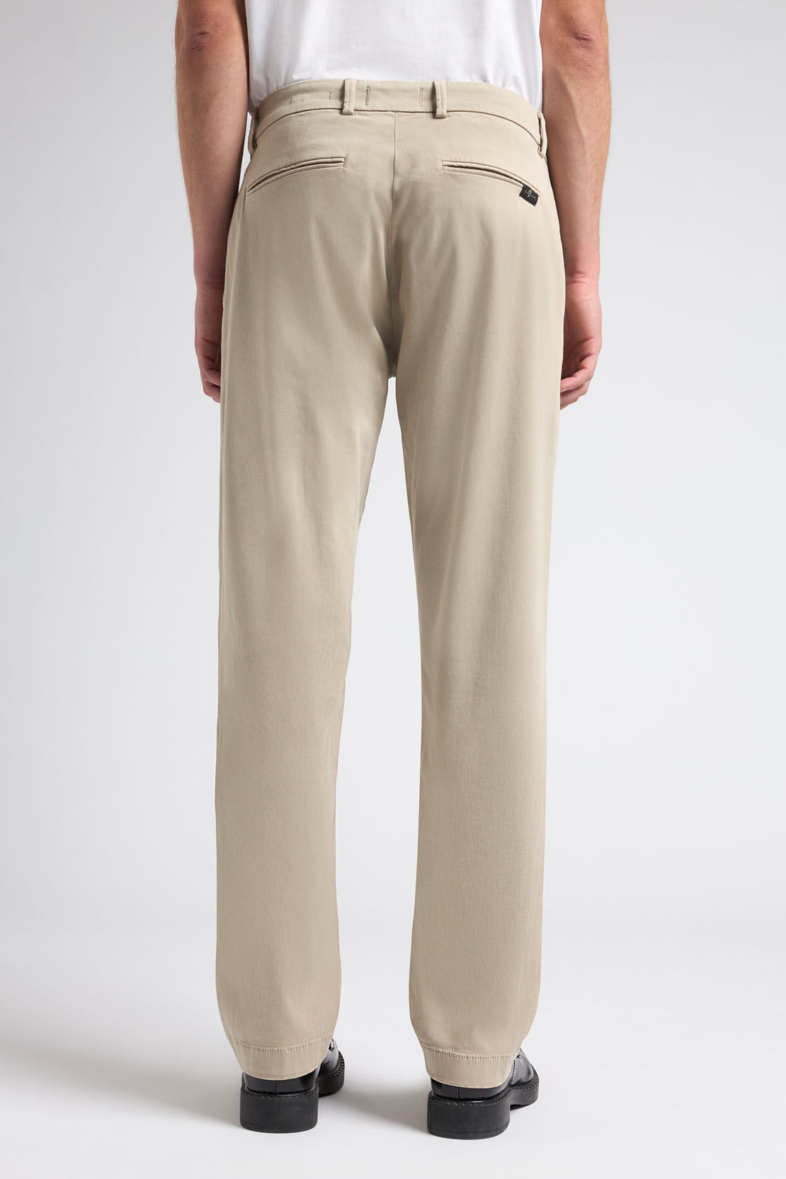 STRAIGHT CHINO SATEEN BISCUIT