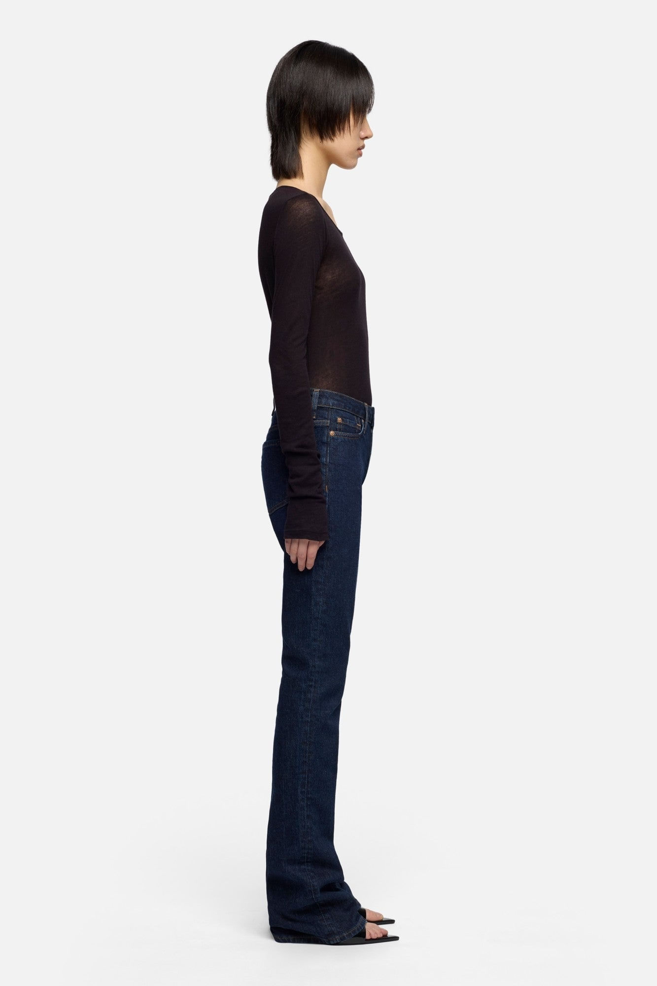 LOW SKINNY BOOT RINSED INDIGO