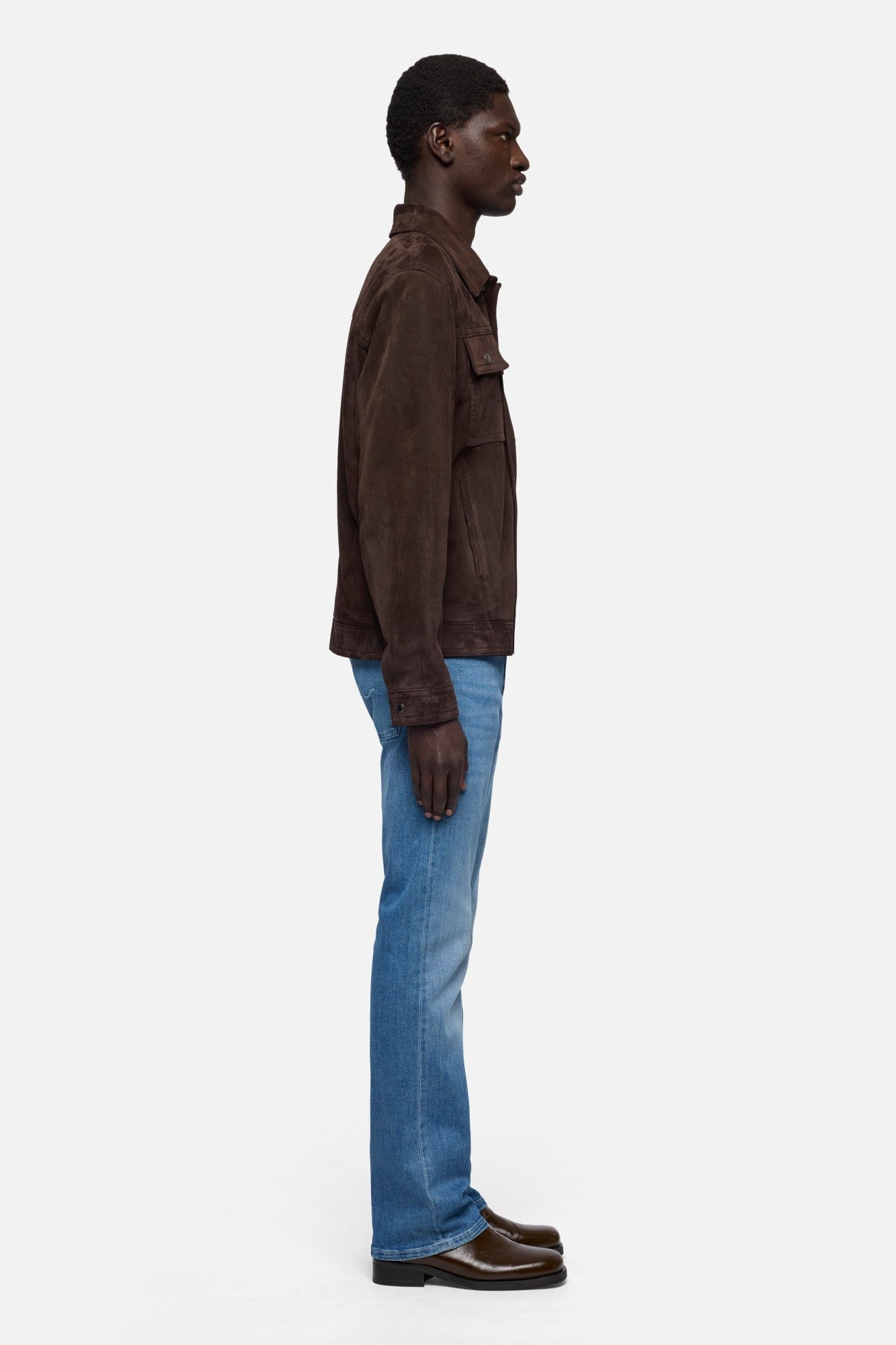 MODERN TRUCKER SUEDE ESPRESSO