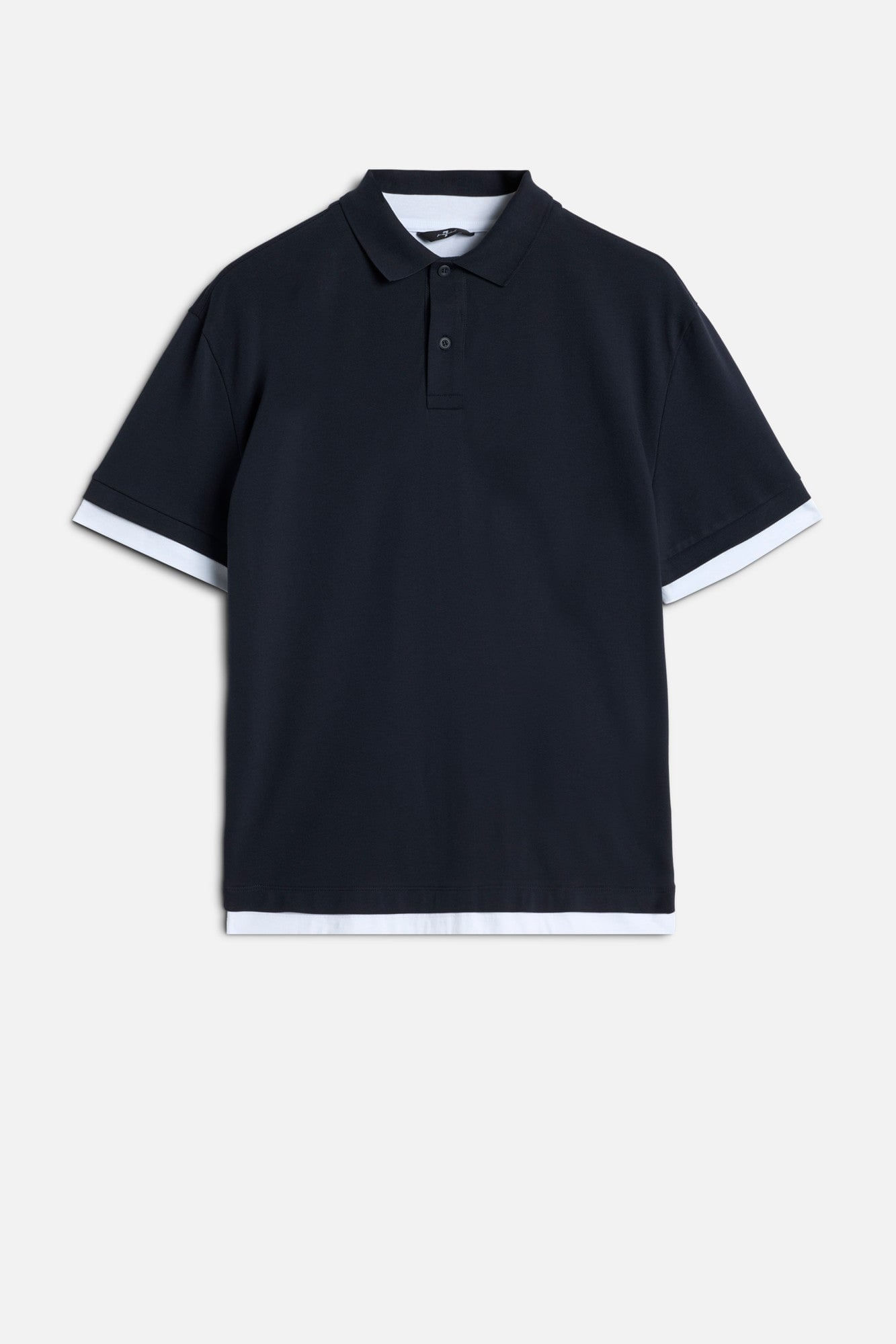 DOUBLE POLO COTTON MIDNIGHT