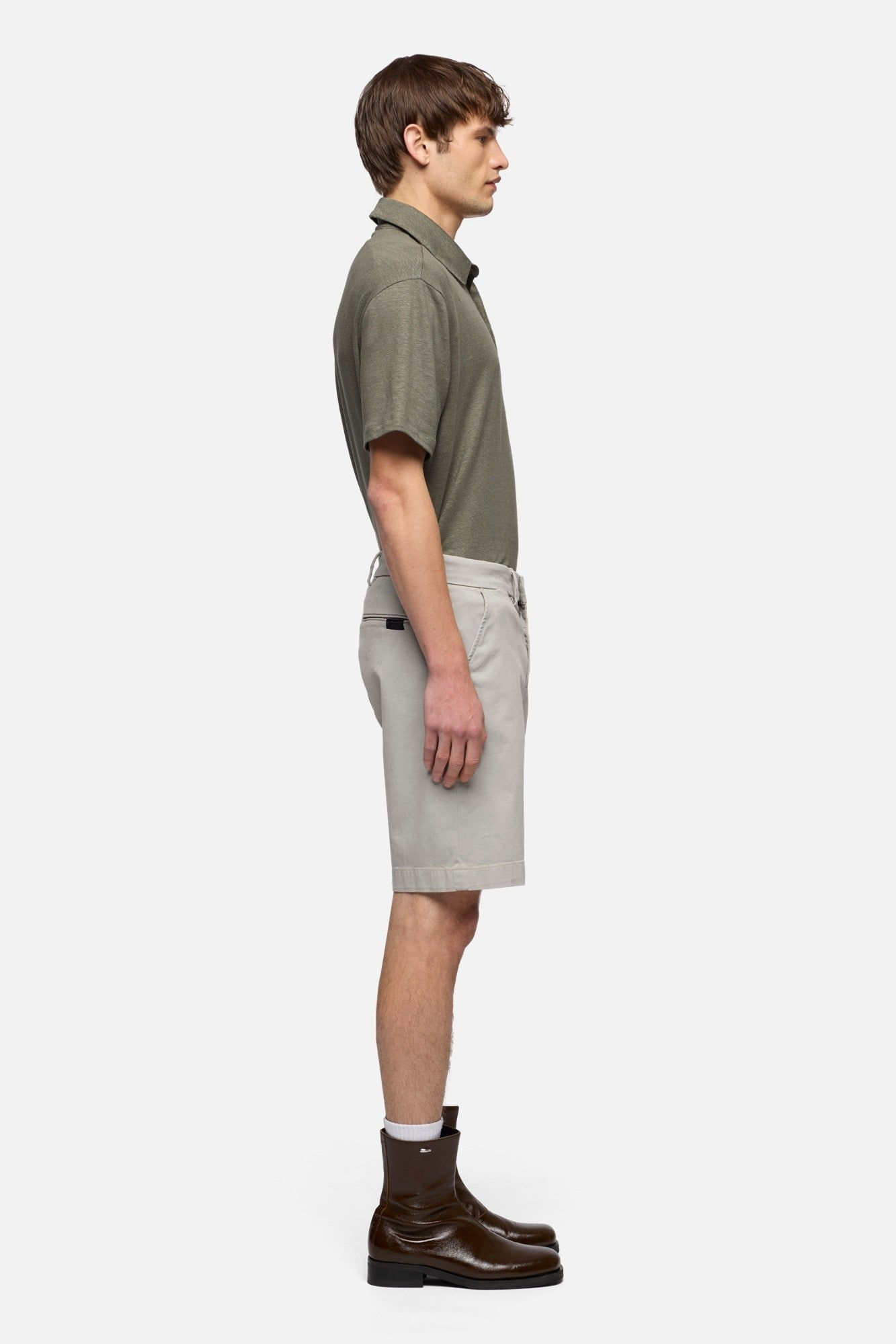 CHINO SHORTS COMFORT SATEEN IRON