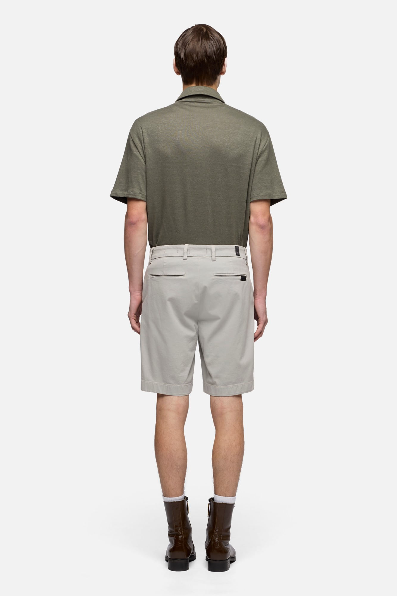 CHINO SHORTS COMFORT SATEEN IRON