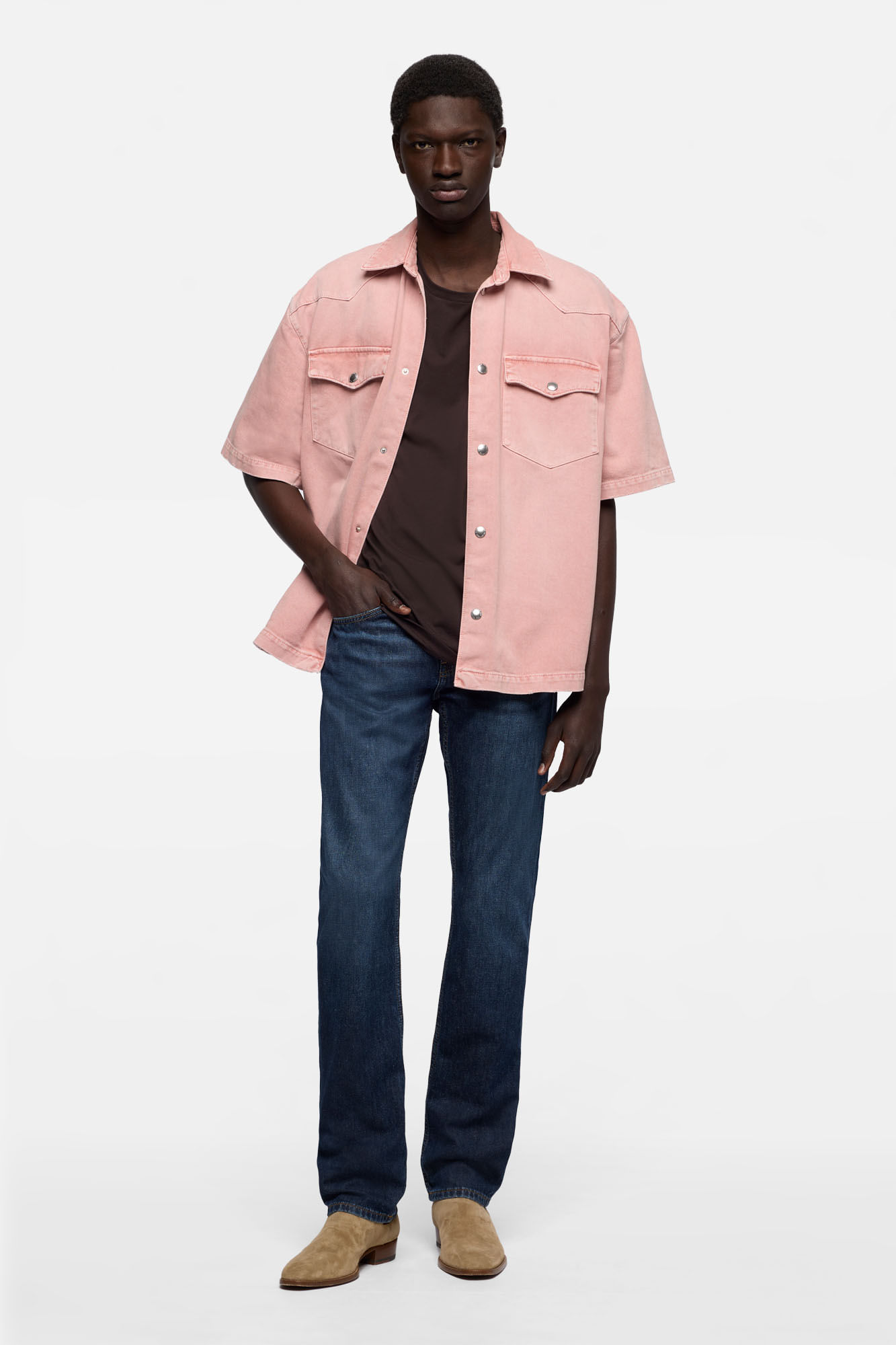 T-SHIRT LUXE PERFORMANCE ESPRESSO