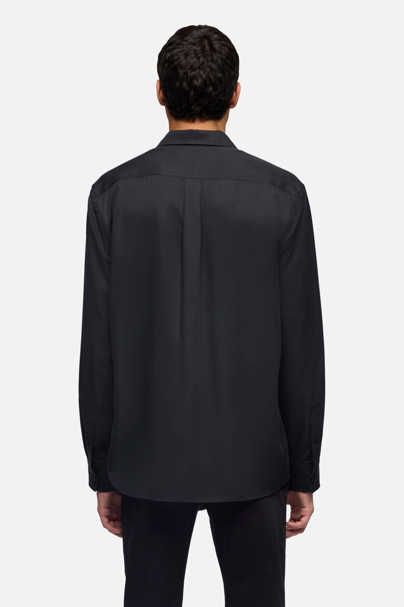 MILITARY SHIRT LYOCELL BLACK
