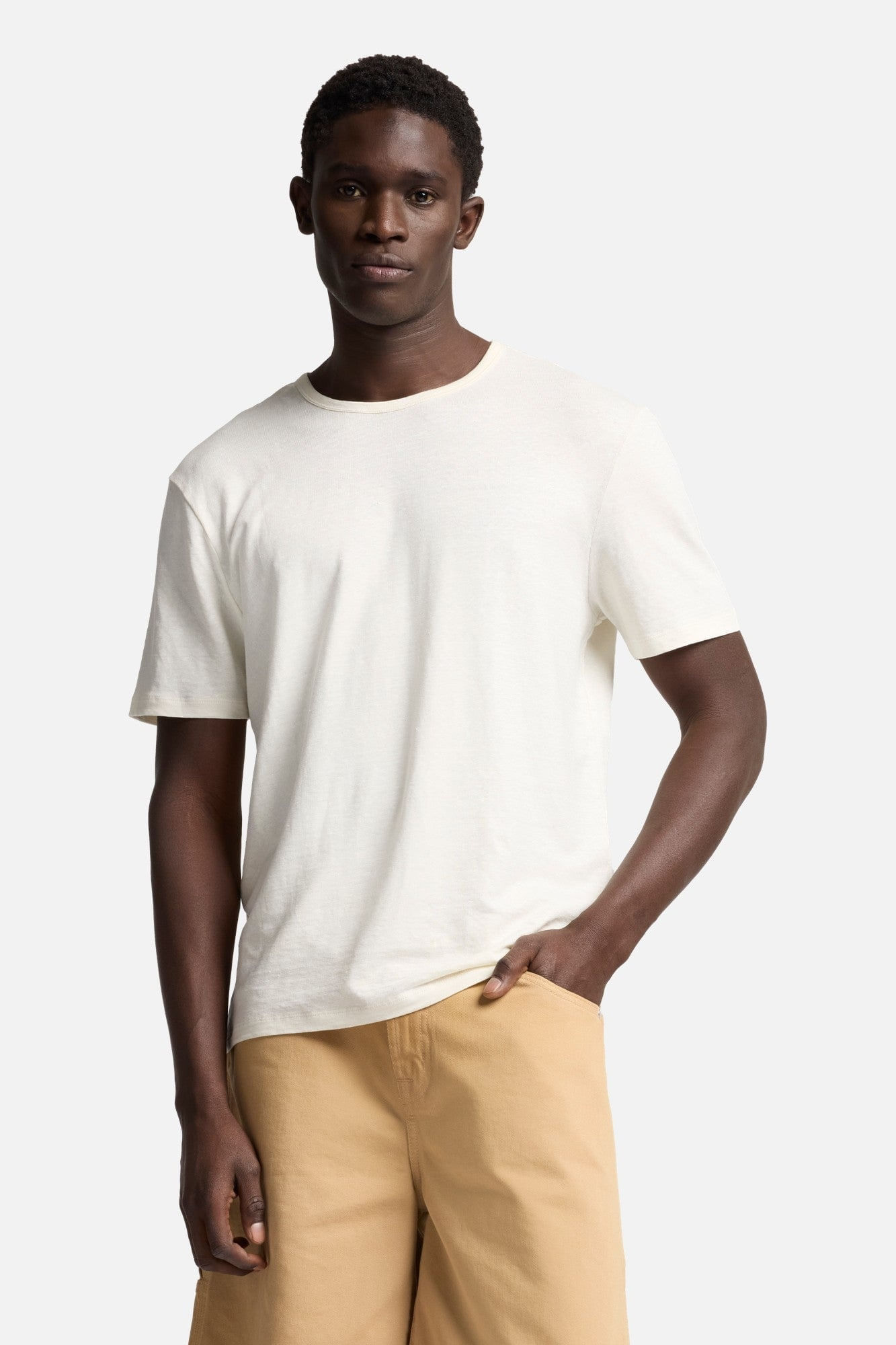 T-SHIRT LINEN WHITE