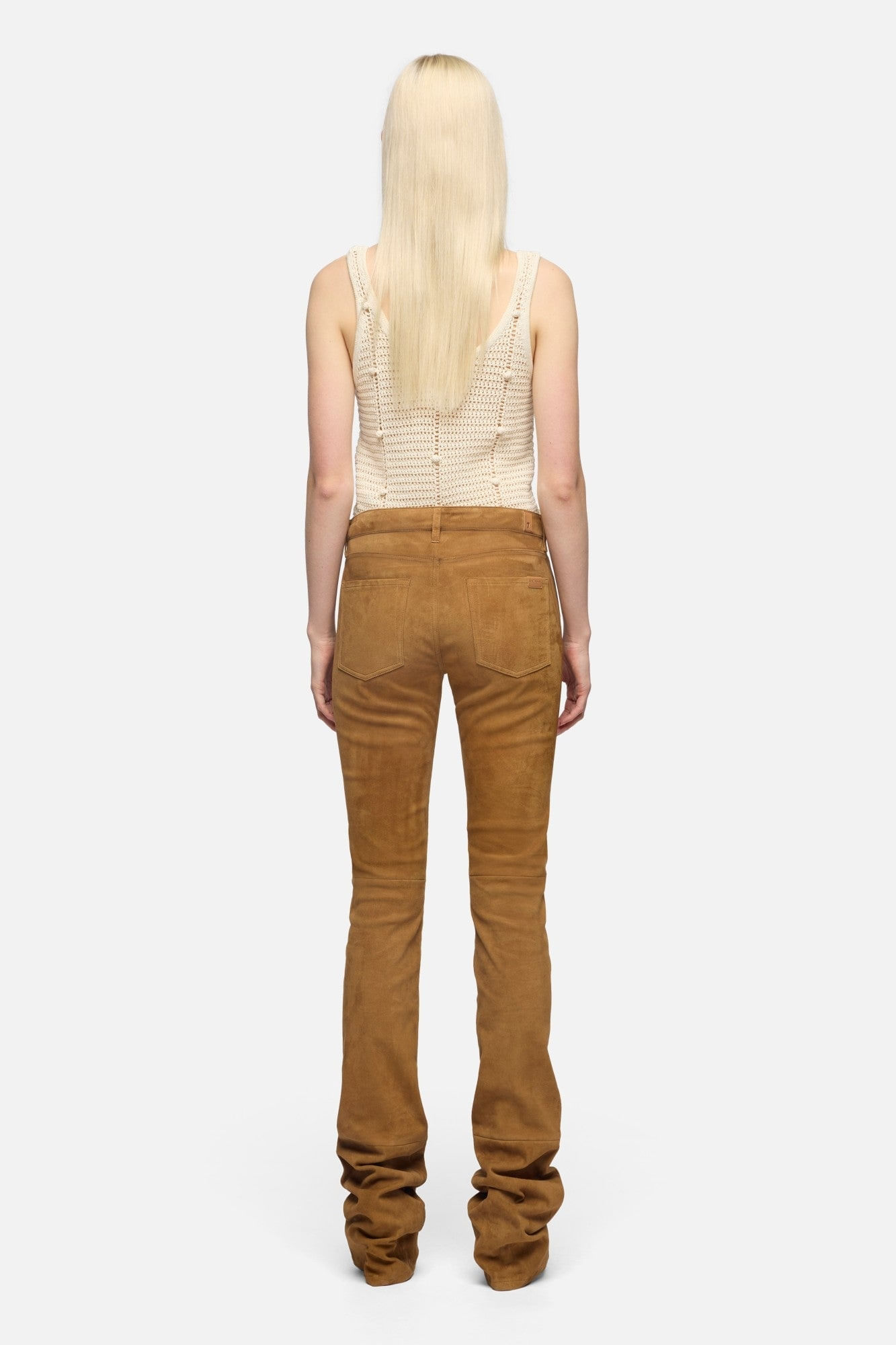 LOW SKINNY BOOT SUEDE CARAMEL