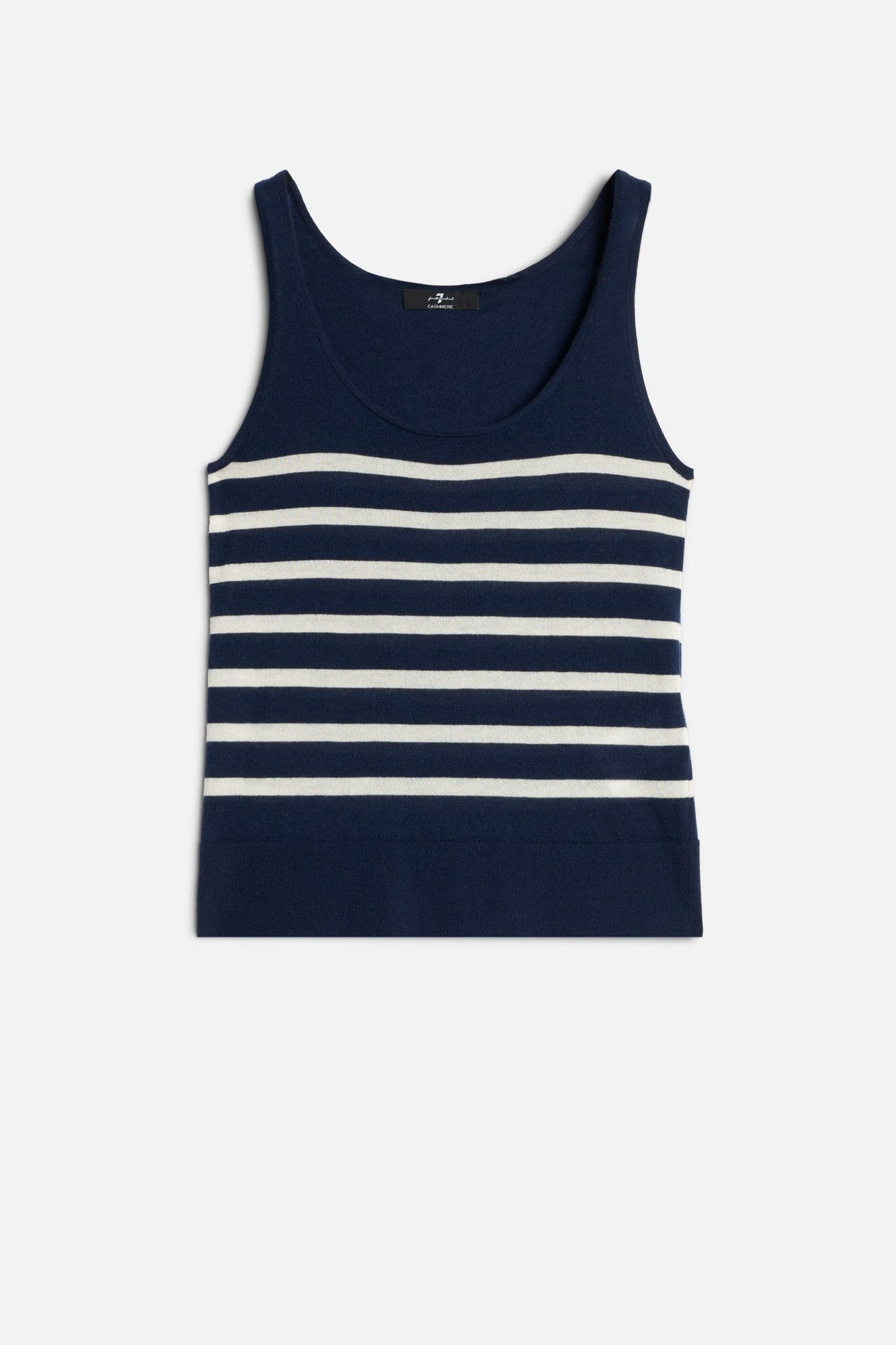 TANK CASHMERE STRIPES INK