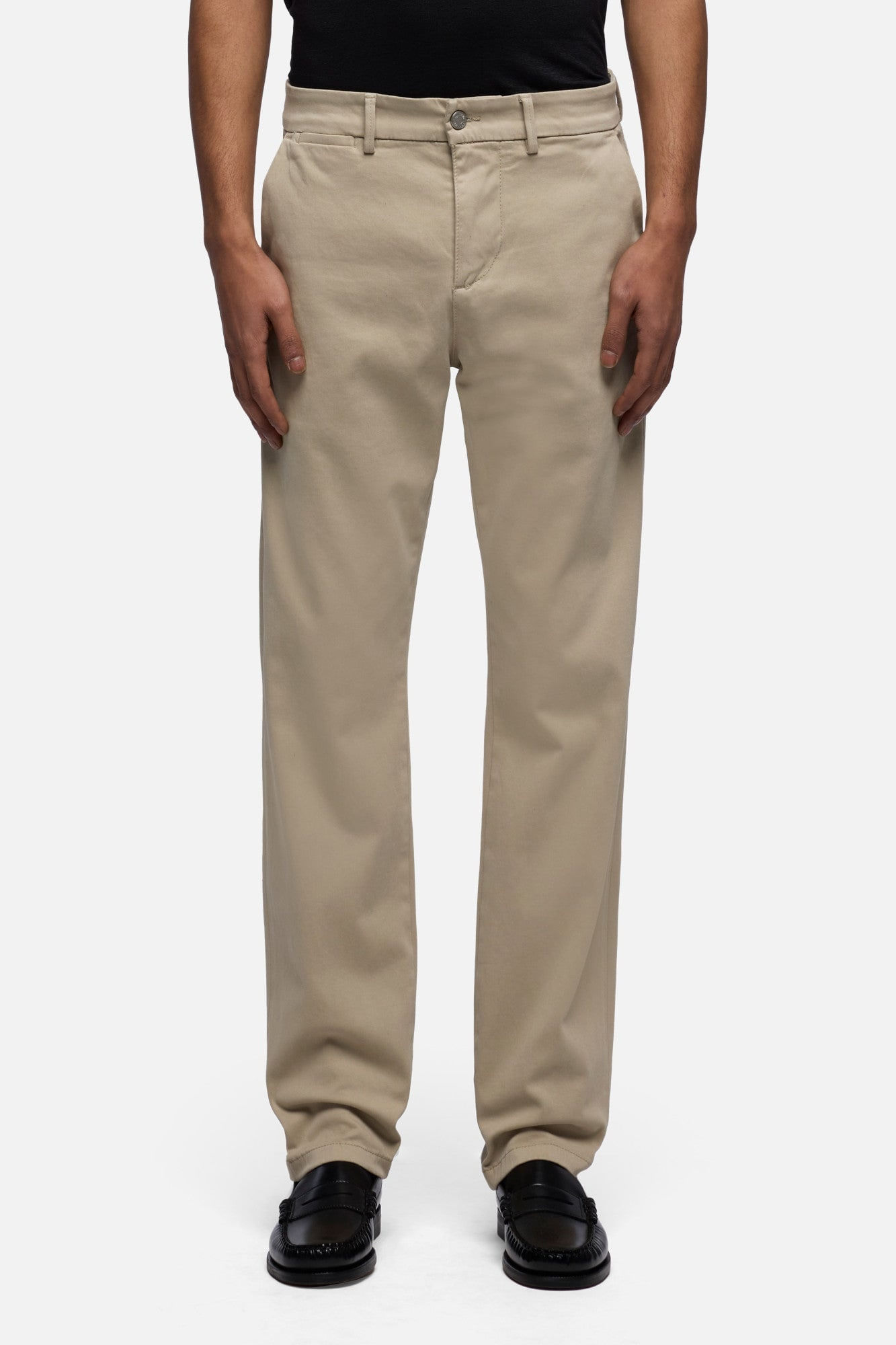 SLIMMY CHINO SATEEN BISCUIT