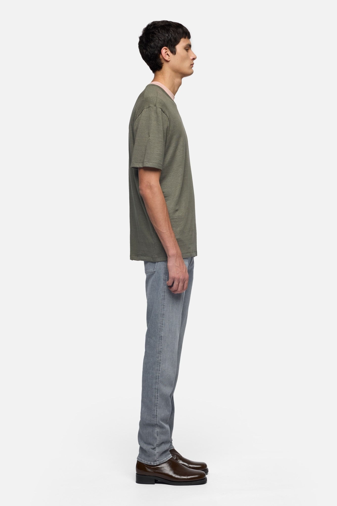 T-SHIRT LINEN ARMY