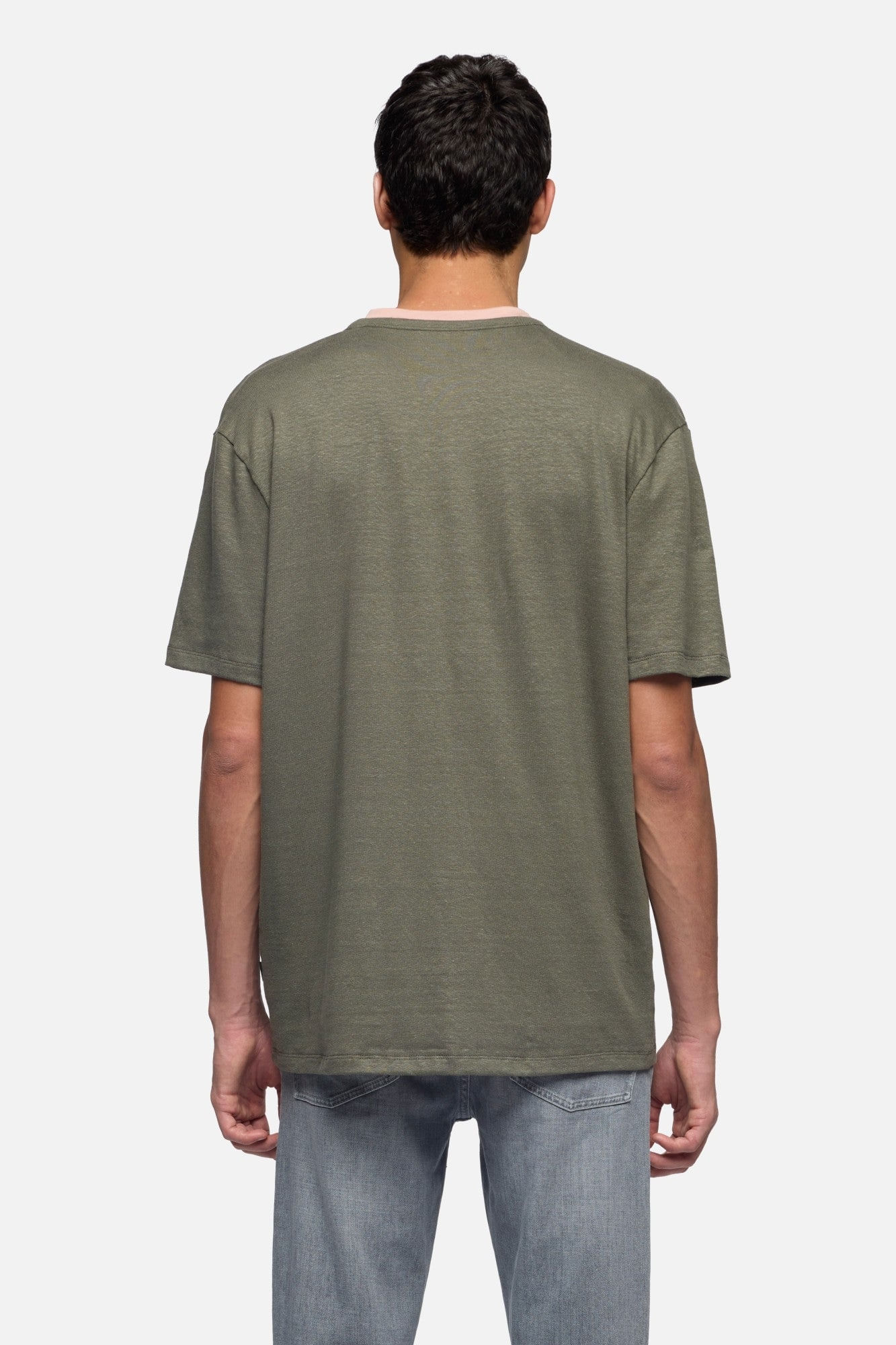 T-SHIRT LINEN ARMY