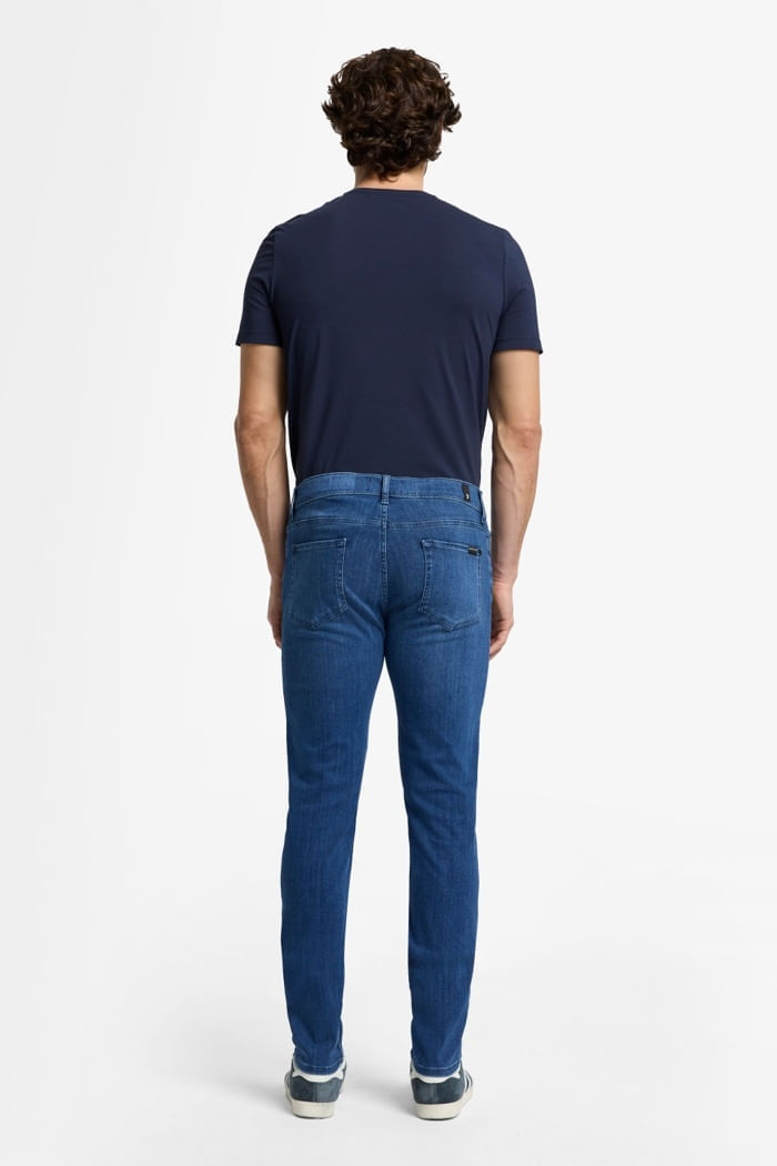 SLIMMY TAPERED MID BLUE