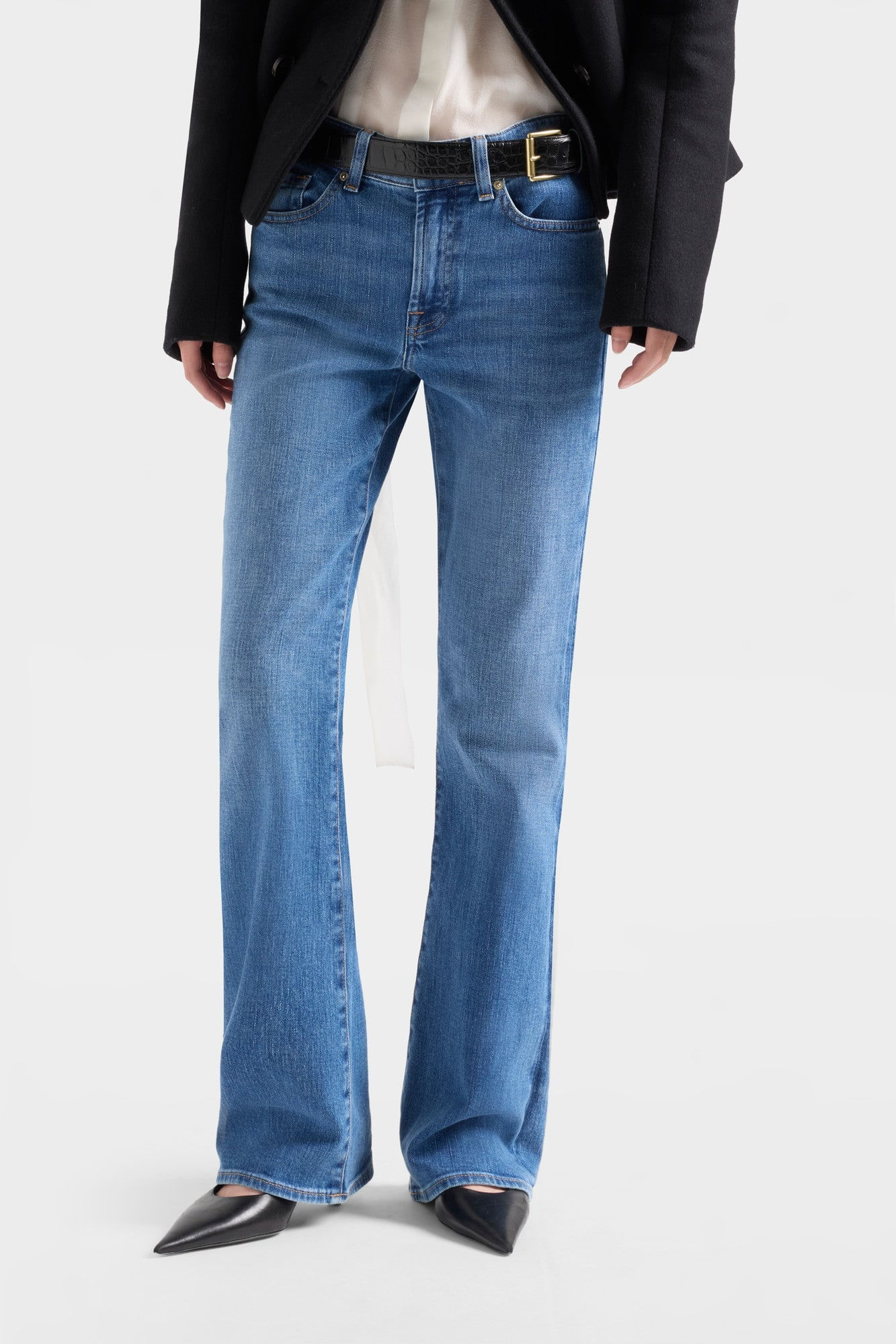 LEGGY BOOTCUT IN CASHMERE DENIM CLOUD