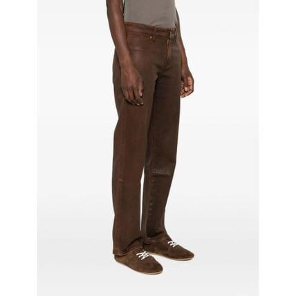 CALIE STRAIGHT VINTAGE COATING COGNAC